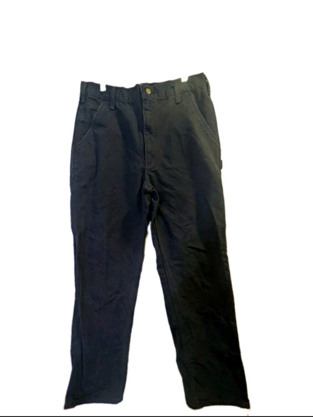 Carhartt Men's Navy Classic Straight-Leg Pants